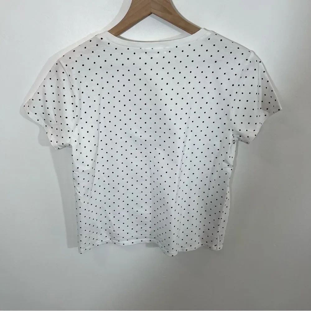 NWOT BP Black n White Polka Dot T-shirt | Size M - Picture 5 of 8